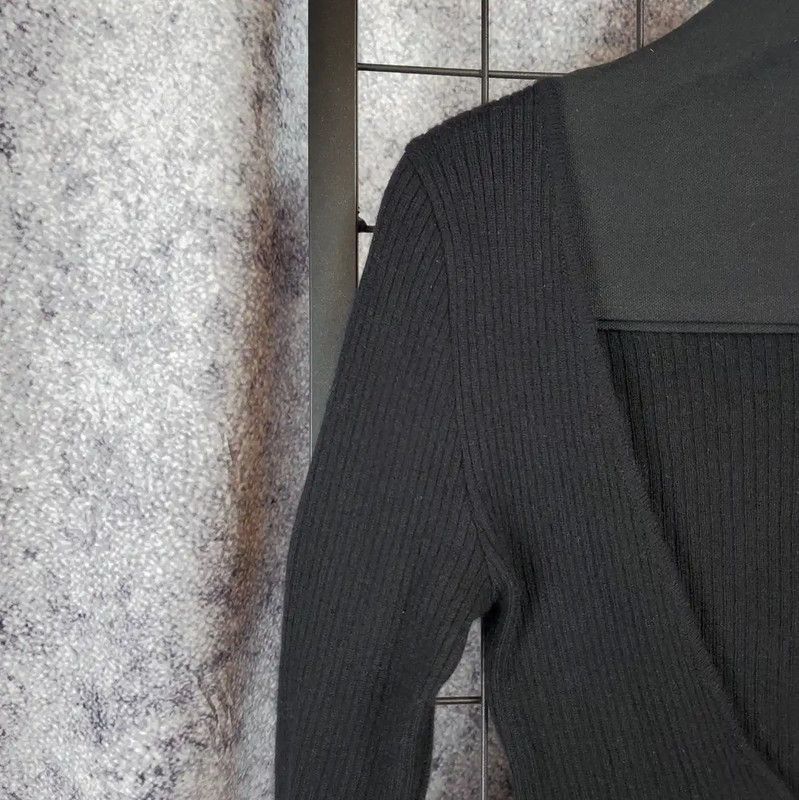 Chanel Chanel Black Cashmere Long Sleeve Top 0089 Size M / US 6-8 / IT 42-44 - 6 Thumbnail