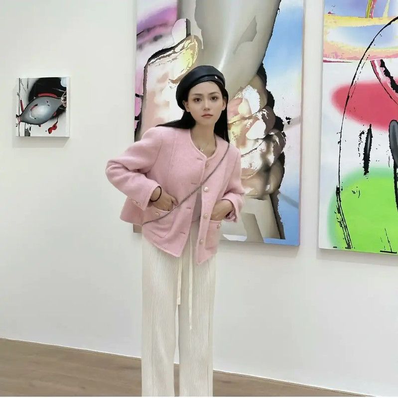 Chanel Chanel Pink Women's Cardigan Sweater 0089 Size S / US 4 / IT 40 - 8 Thumbnail