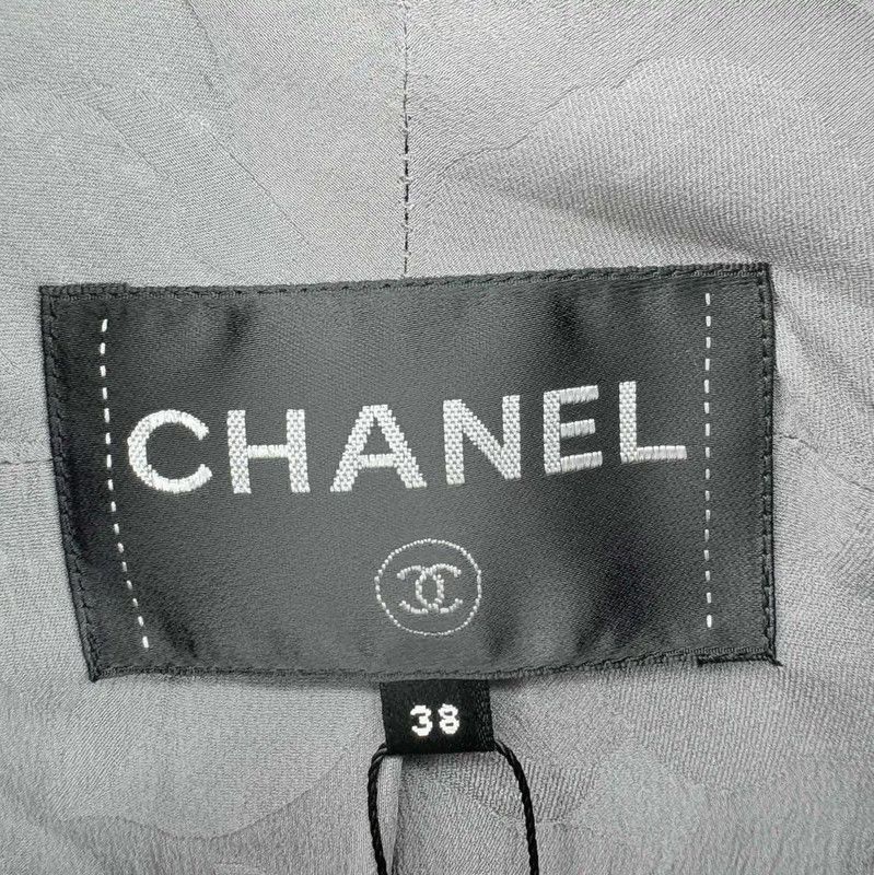 Chanel Chanel Short Sleeve Black Jacket 0089 Size S / US 4 / IT 40 - 3 Thumbnail
