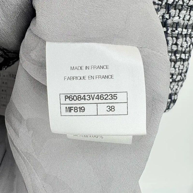 Chanel Chanel Short Sleeve Black Jacket 0089 Size S / US 4 / IT 40 - 4 Thumbnail