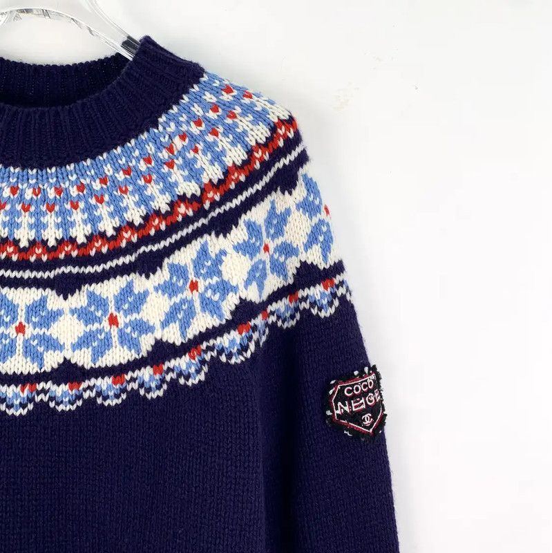 Chanel Colorful Wool Sweater for Women 0089