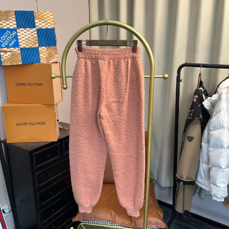 Chanel Chanel Pink Alpaca Wool Casual Pants 0089 Size 23" - 2 Thumbnail