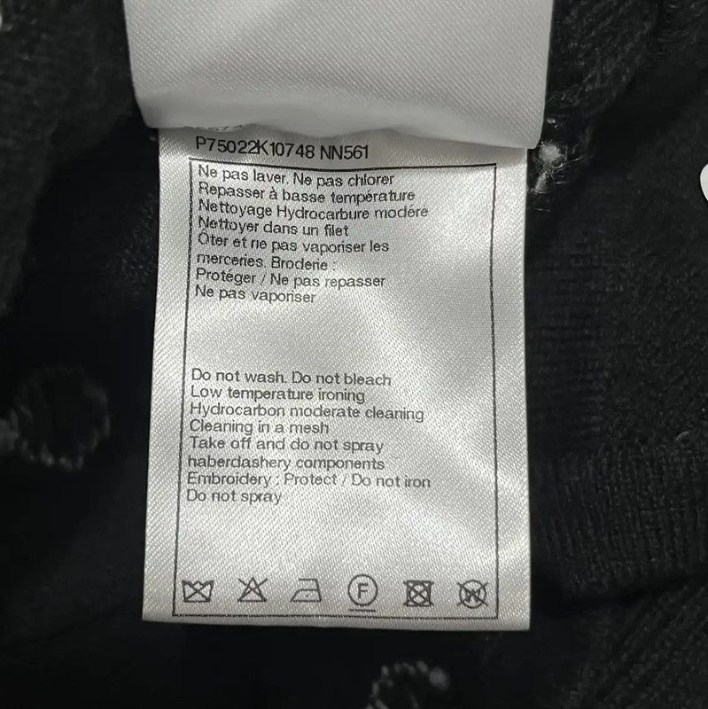 Chanel Chanel Black Embroidered Cropped T-Shirt for Women 0089 Size XS / US 0-2 / IT 36-38 - 8 Thumbnail