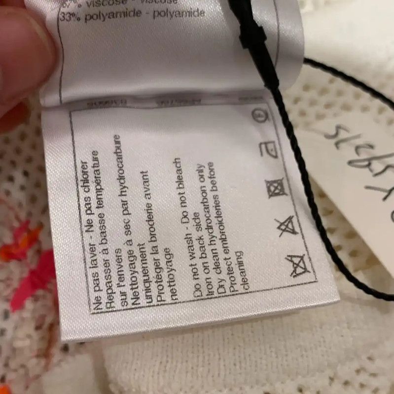 Chanel Chanel Summer White Short Sleeve T-Shirt 0089 Size XS / US 0-2 / IT 36-38 - 4 Thumbnail