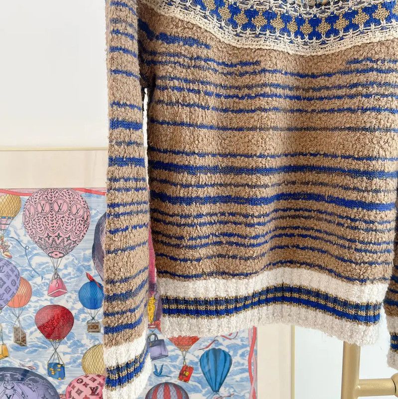 Chanel Chanel Multicolor Wool Blend Long Sleeve Sweater 0089 Size M / US 6-8 / IT 42-44 - 4 Thumbnail