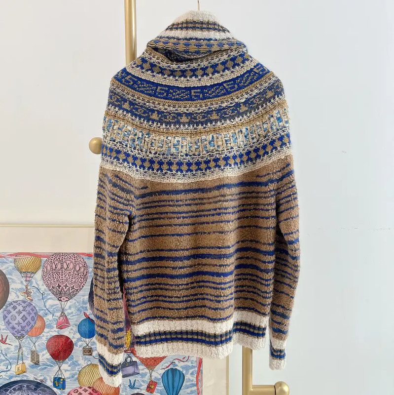 Chanel Chanel Multicolor Wool Blend Long Sleeve Sweater 0089 Size M / US 6-8 / IT 42-44 - 2 Thumbnail
