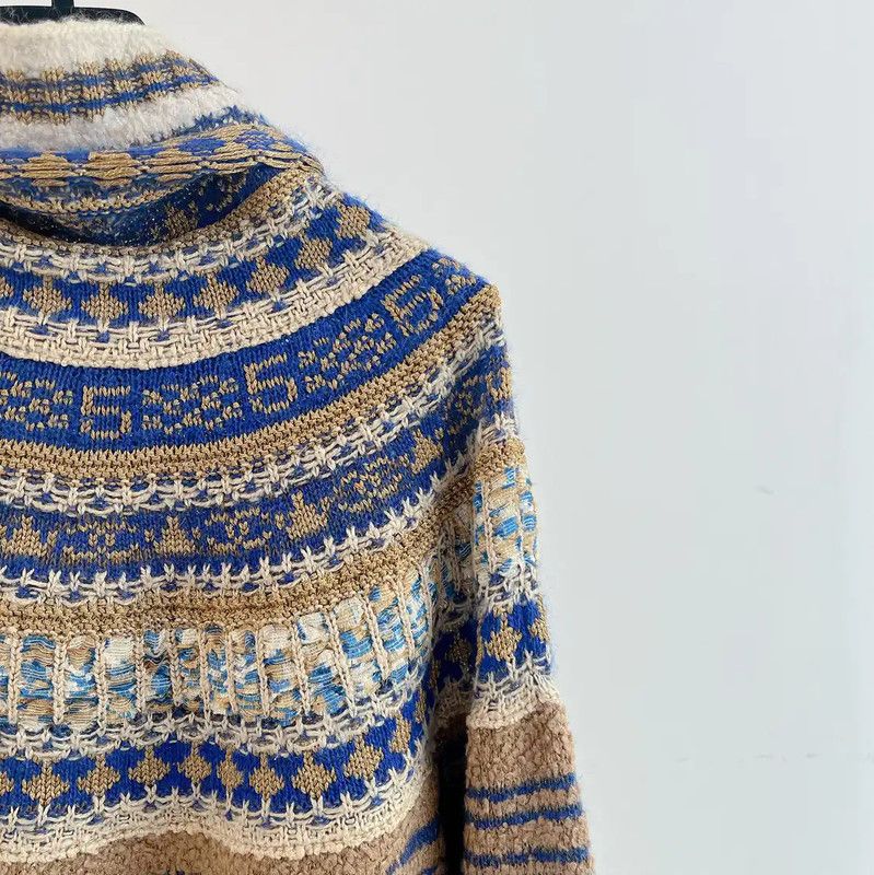 Chanel Chanel Multicolor Wool Blend Long Sleeve Sweater 0089 Size M / US 6-8 / IT 42-44 - 3 Thumbnail