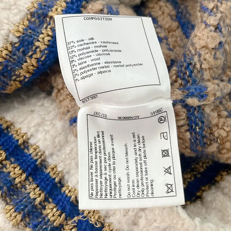 Chanel Chanel Multicolor Wool Blend Long Sleeve Sweater 0089 Size M / US 6-8 / IT 42-44 - 8 Thumbnail
