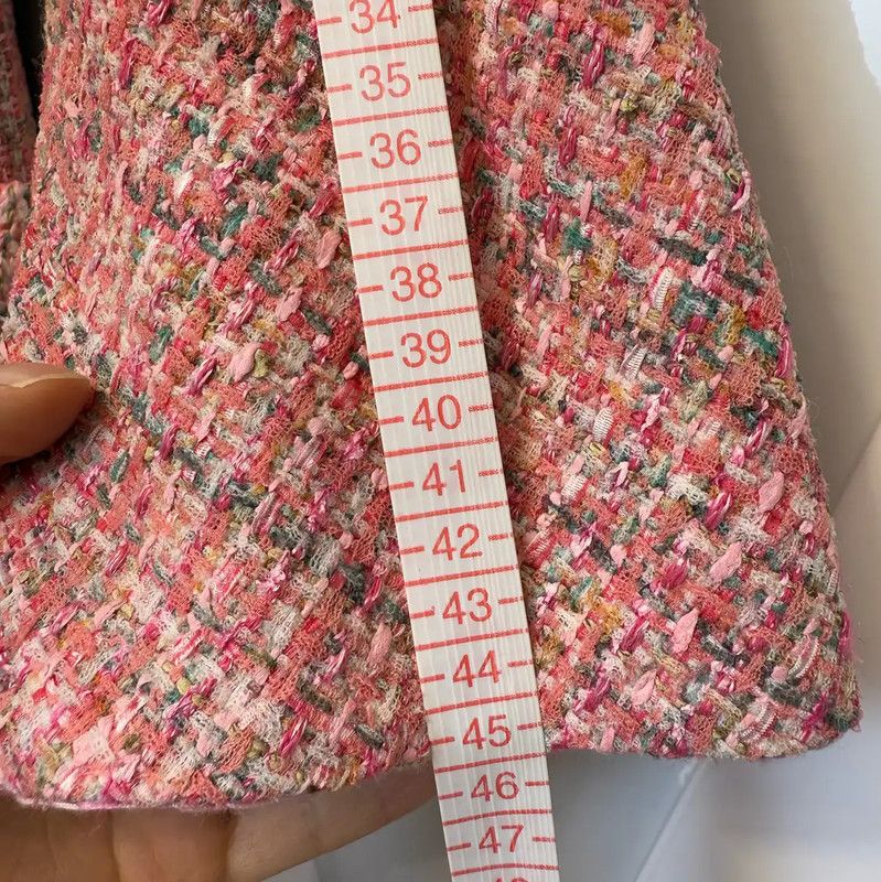 Chanel Chanel Spring Autumn Coral Red Cotton Cardigan 0089 Size S / US 4 / IT 40 - 10 Thumbnail