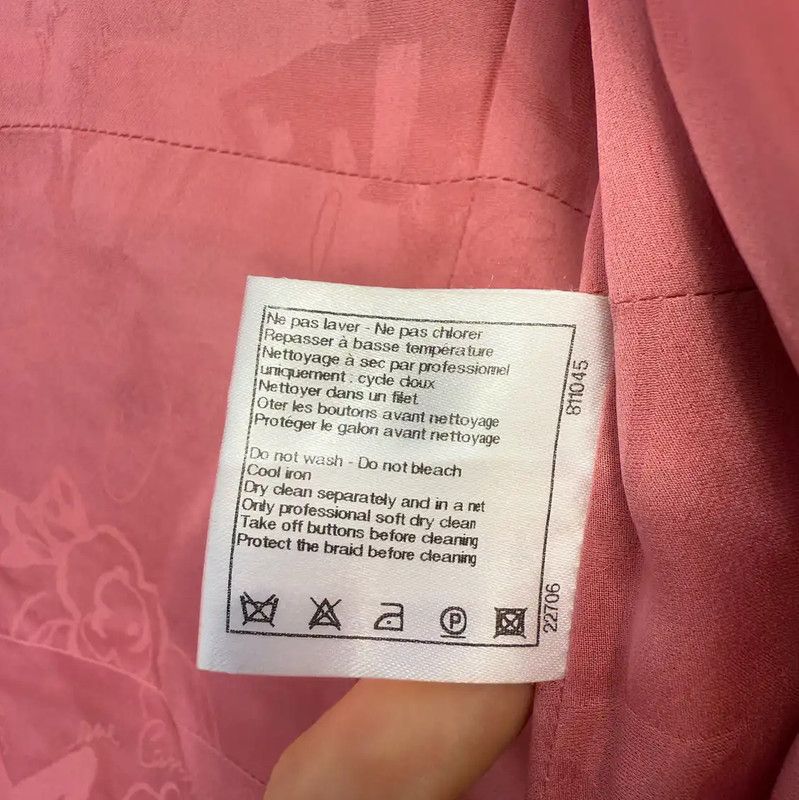 Chanel Chanel Spring Autumn Coral Red Cotton Cardigan 0089 Size S / US 4 / IT 40 - 5 Thumbnail