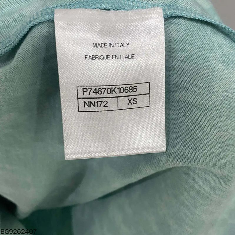 Chanel Chanel Peacock Green Women's T-Shirt 0089 Size XS / US 0-2 / IT 36-38 - 5 Thumbnail