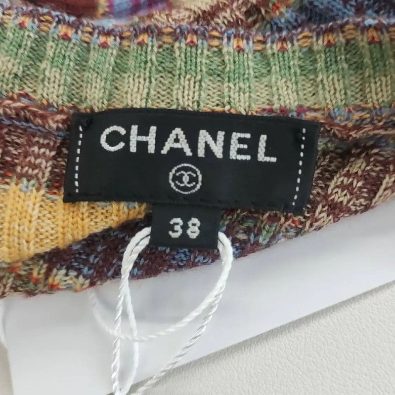 Chanel Chanel Multi-Color Patterned Dress for Women 0089 Size M / US 6-8 / IT 42-44 - 3 Thumbnail