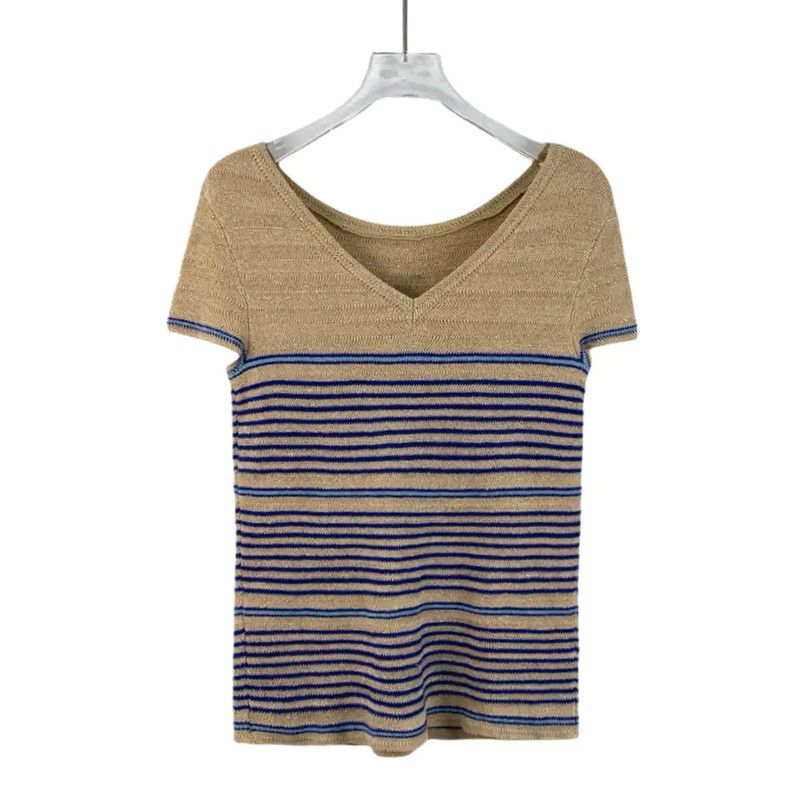Chanel Chanel Striped Knit Women’s Sweater in XS 0089 Size XS / US 0-2 / IT 36-38 - 2 Thumbnail