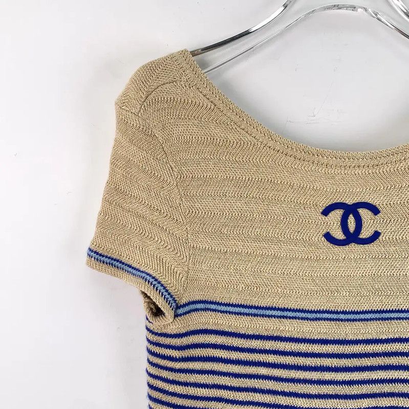Chanel Chanel Striped Knit Women’s Sweater in XS 0089 Size XS / US 0-2 / IT 36-38 - 3 Thumbnail