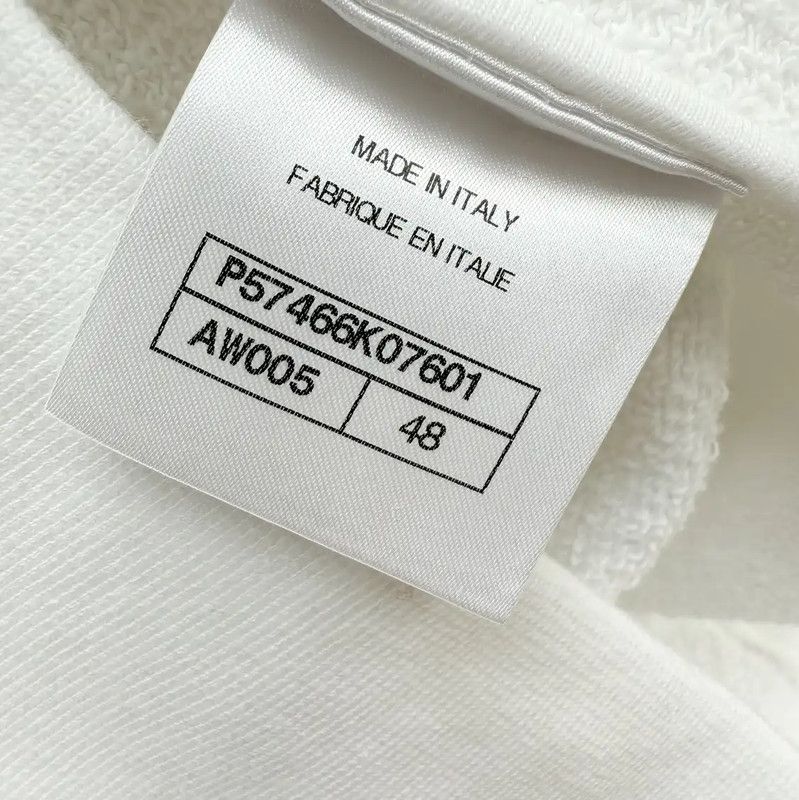 Chanel Chanel White Cotton Women's Hoodie 0089 Size ONE SIZE - 5 Thumbnail
