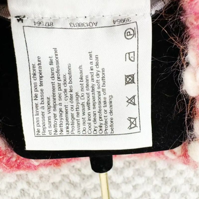Chanel Chanel Pink Wool Winter Coat for Women 0089 Size S / US 4 / IT 40 - 5 Thumbnail