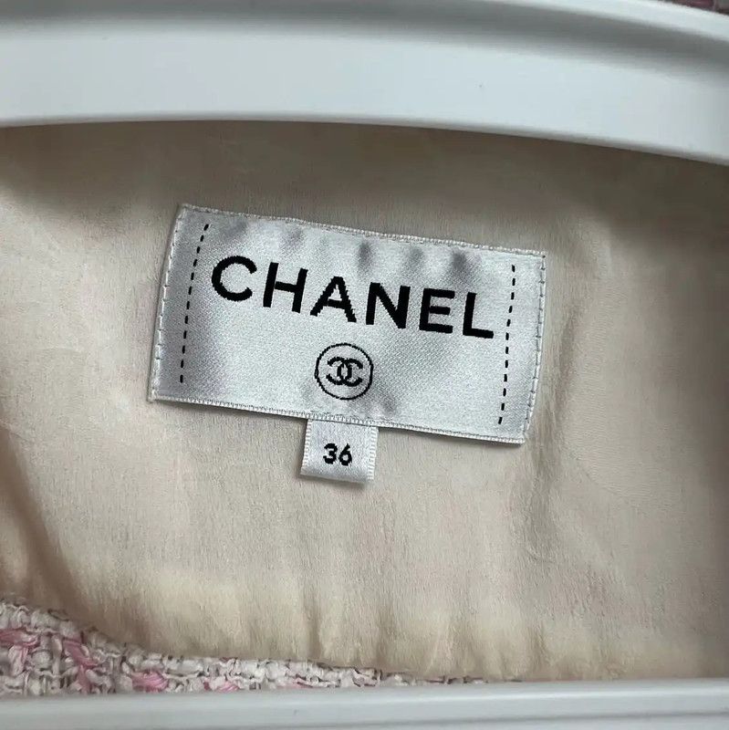 Chanel Chanel Pink Cotton Cardigan for Women 0089 Size ONE SIZE - 3 Thumbnail