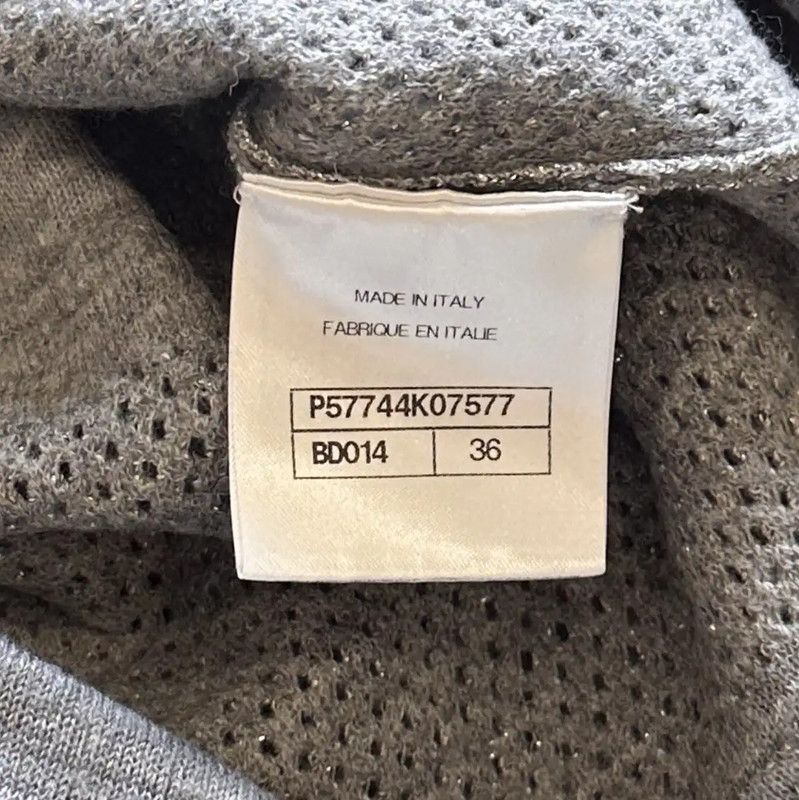 Chanel Chanel Gray Long Sleeve Pullover Sweater 0089 Size S / US 4 / IT 40 - 9 Thumbnail