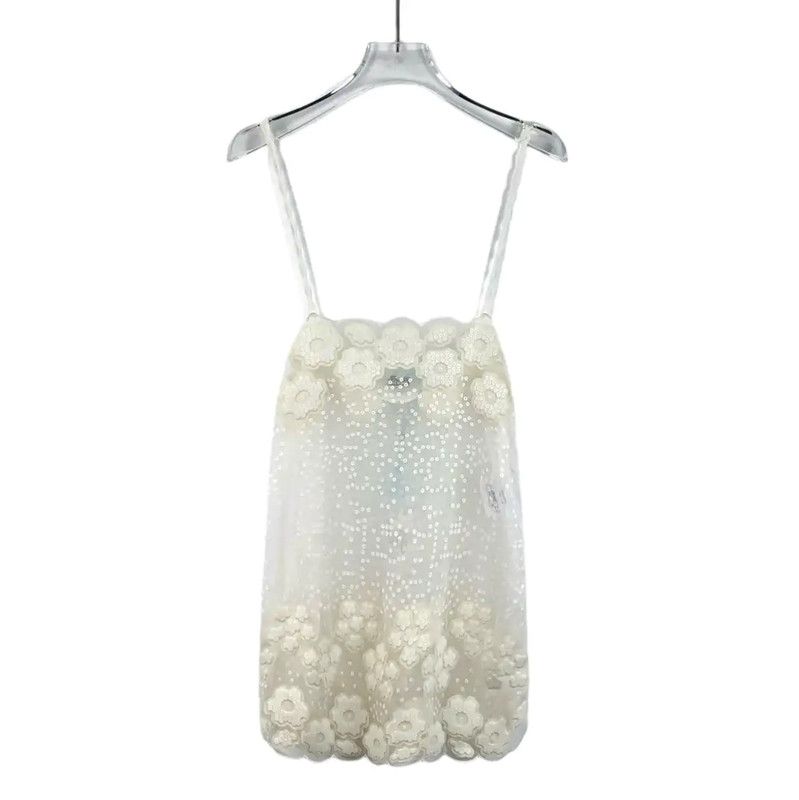 Chanel Chanel Cream Cotton Women's T-Shirt XS 0089 Size XS / US 0-2 / IT 36-38 - 2 Thumbnail