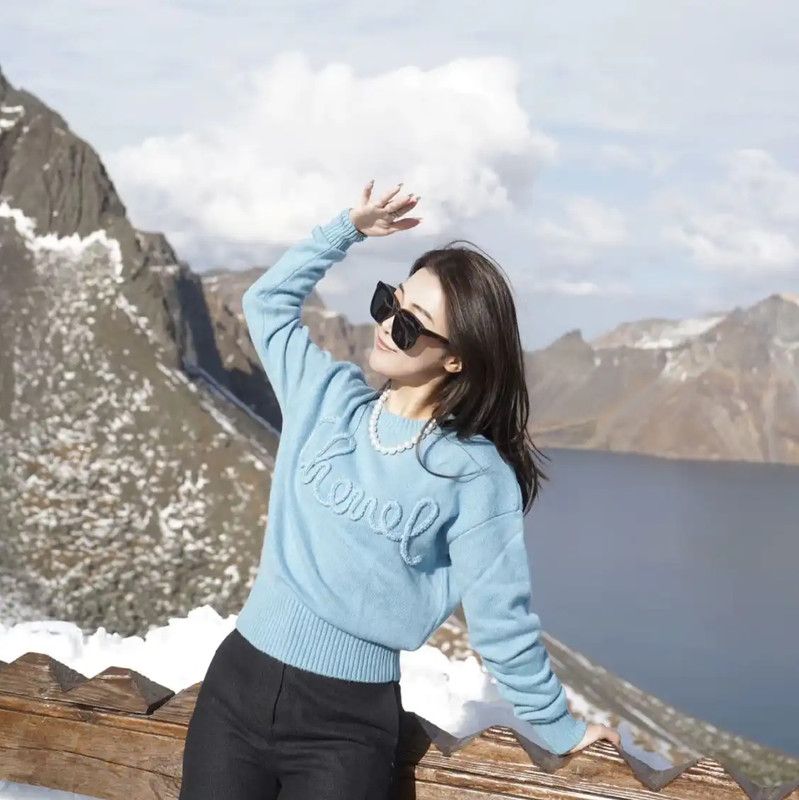 Chanel Chanel Blue Cashmere Sweater for Women 0089 Size XL / US 12-14 / IT 48-50 - 7 Thumbnail