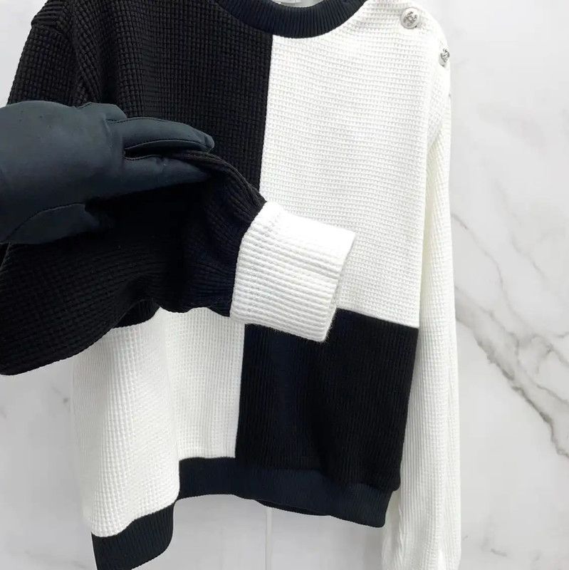 Chanel Chanel Color Block Long Sleeve Sweatshirt 0089 Size S / US 4 / IT 40 - 5 Thumbnail