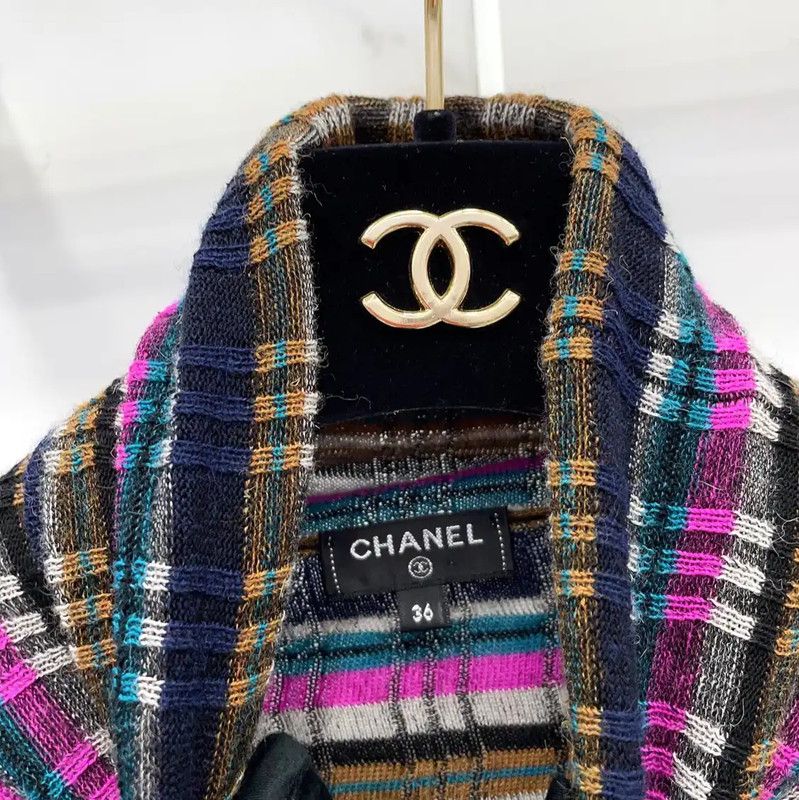Chanel Chanel Colorful Wool Turtleneck Sweater 0089 Size S / US 4 / IT 40 - 6 Thumbnail