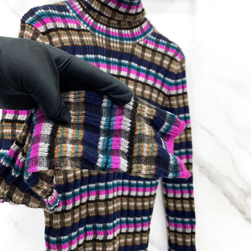 Chanel Chanel Colorful Wool Turtleneck Sweater 0089 Size S / US 4 / IT 40 - 5 Thumbnail