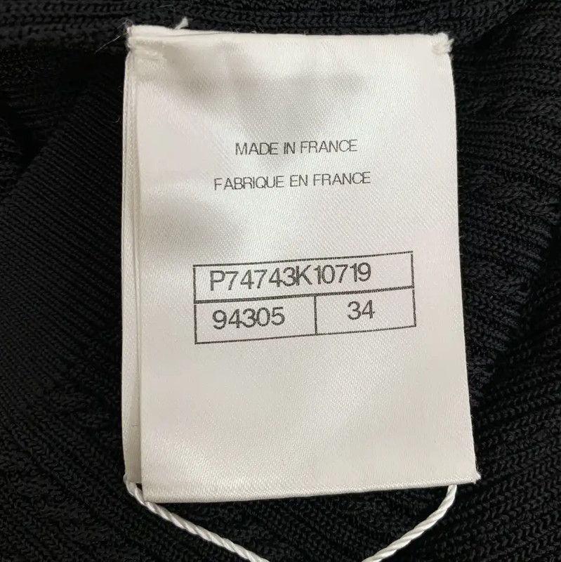 Chanel Chanel Black Ribbed Sleeveless Top 0089 Size XXS / US 00 / IT 34 - 7 Thumbnail