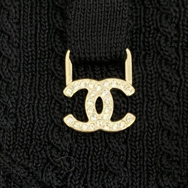 Chanel Chanel Black Ribbed Sleeveless Top 0089 Size XXS / US 00 / IT 34 - 5 Thumbnail