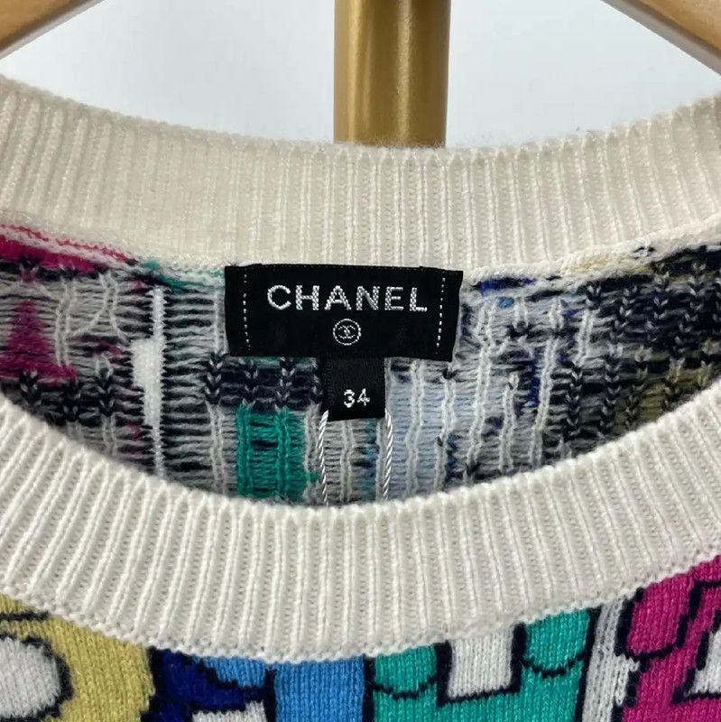 Chanel Chanel Colorful Cotton Blend Pullover Sweater 0089 Size XS / US 0-2 / IT 36-38 - 3 Thumbnail