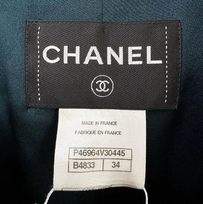 Chanel Chanel Multi-Color Wool Women’s Coat 0089 Size S / US 4 / IT 40 - 6 Thumbnail