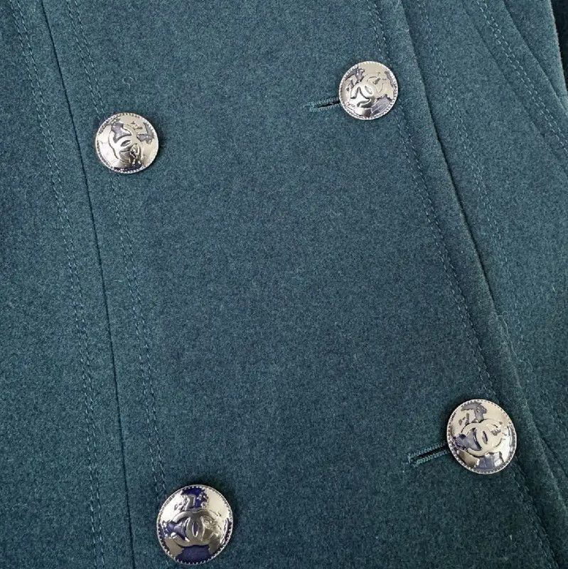 Chanel Chanel Multi-Color Wool Women’s Coat 0089 Size S / US 4 / IT 40 - 2 Thumbnail