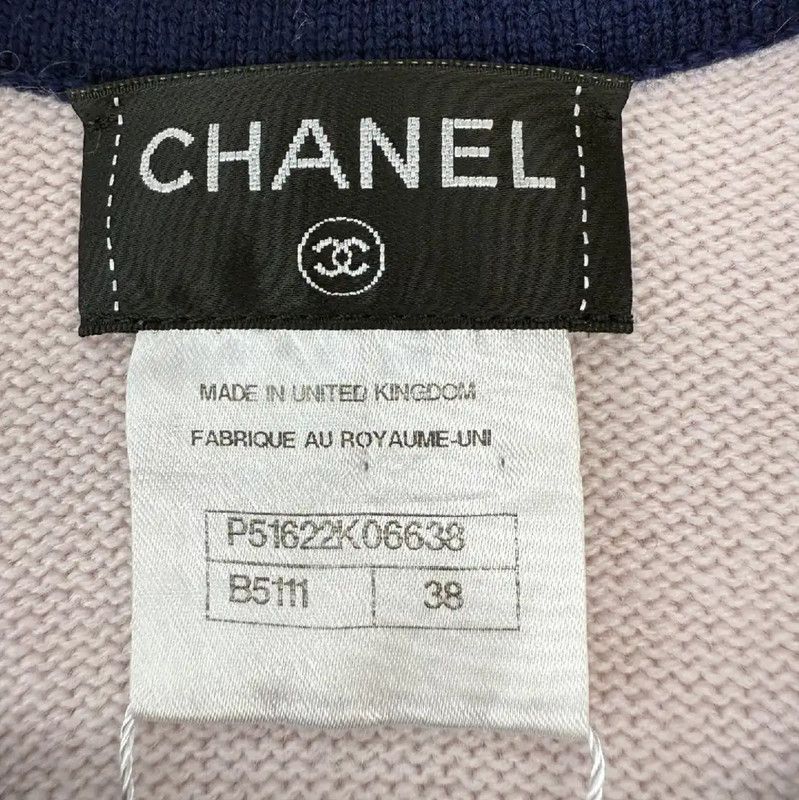 Chanel Chanel Light Gray Cashmere Dress for Women 0089 Size M / US 6-8 / IT 42-44 - 3 Thumbnail