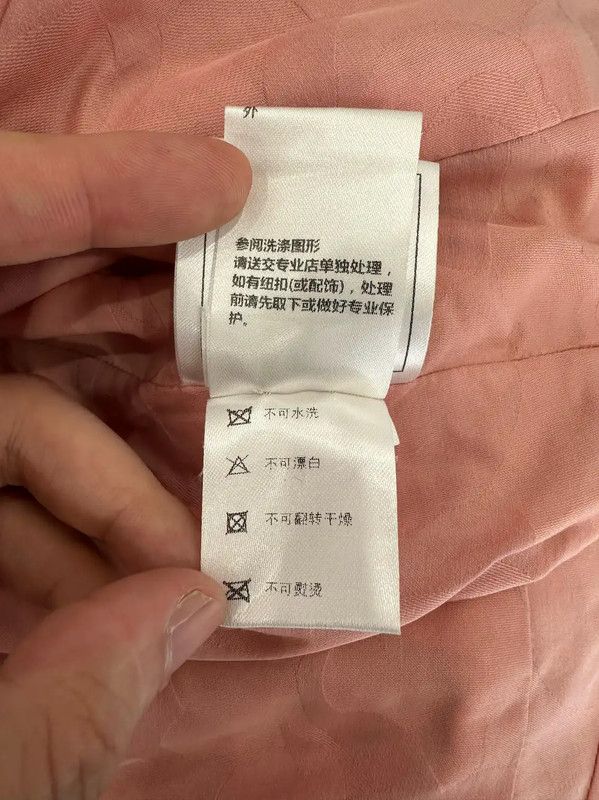 Chanel CHANEL Women's White Cashmere Jacket Size L 0089 Size L / US 10 / IT 46 - 9 Thumbnail