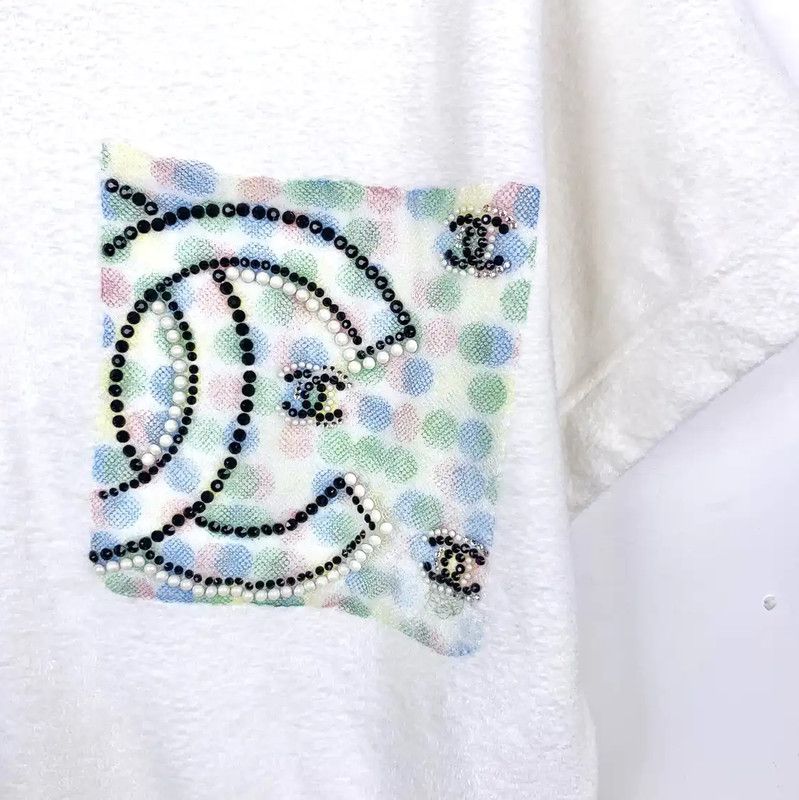 Chanel Chanel White Wool Short Sleeve Sweater 0089 Size S / US 4 / IT 40 - 4 Thumbnail