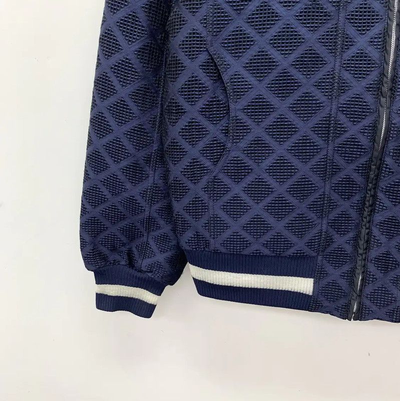 Chanel Chanel Women's Navy Polyester Jacket 0089 Size S / US 4 / IT 40 - 4 Thumbnail