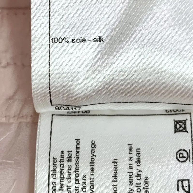 Chanel Chanel Silk Pink Blouse with Ruffled Details 0089 Size S / US 4 / IT 40 - 9 Thumbnail