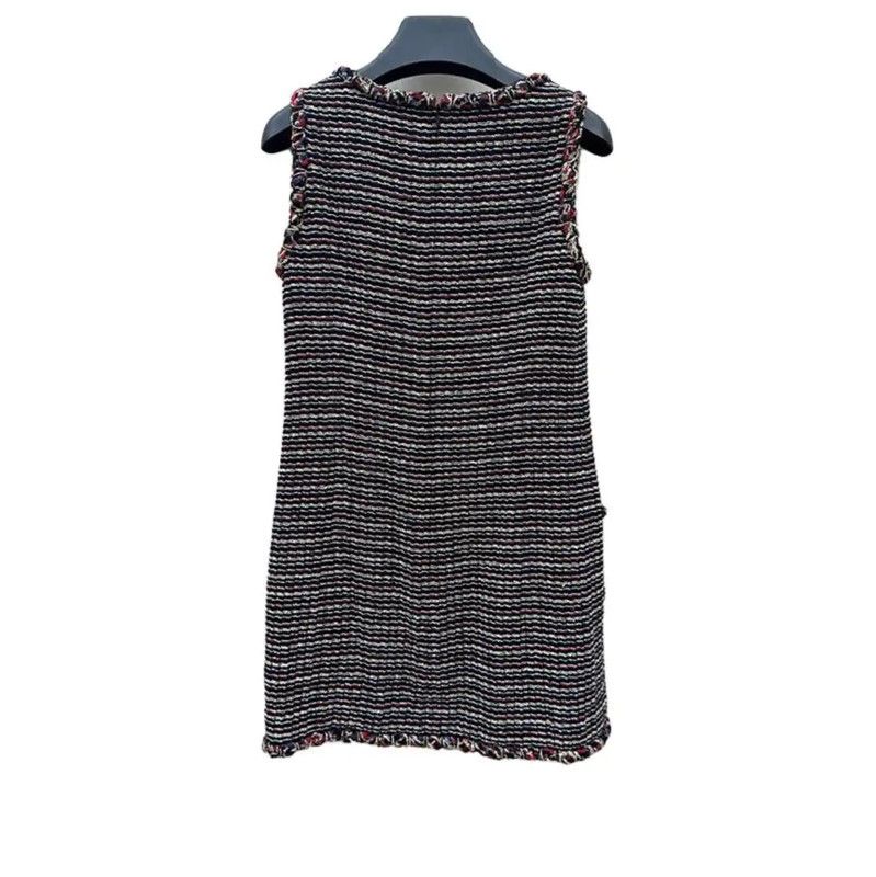 Chanel Chanel Multi-Color Wool Blend Dress 0089 Size M / US 6-8 / IT 42-44 - 2 Thumbnail