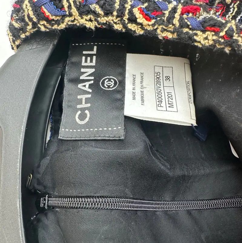 Chanel Chanel Multi-Color Wool Blend Dress 0089 Size M / US 6-8 / IT 42-44 - 4 Thumbnail