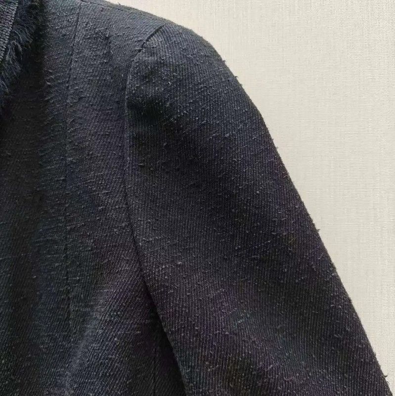 Chanel Chanel Black Silk Jacket for Women 0089 Size S / US 4 / IT 40 - 5 Thumbnail