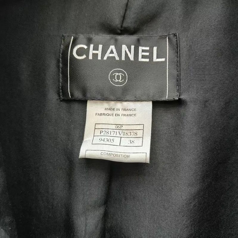 Chanel Chanel Black Silk Jacket for Women 0089 Size S / US 4 / IT 40 - 6 Thumbnail