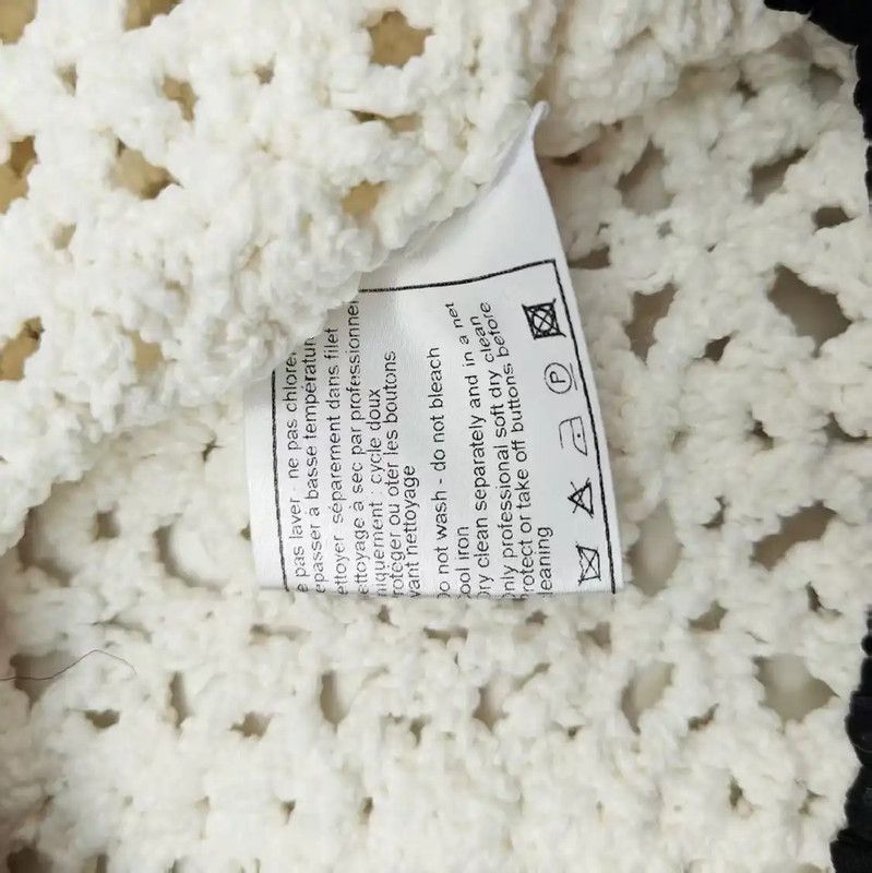 Chanel Chanel White Knitted Long Sleeve Cardigan 0089 Size S / US 4 / IT 40 - 7 Thumbnail