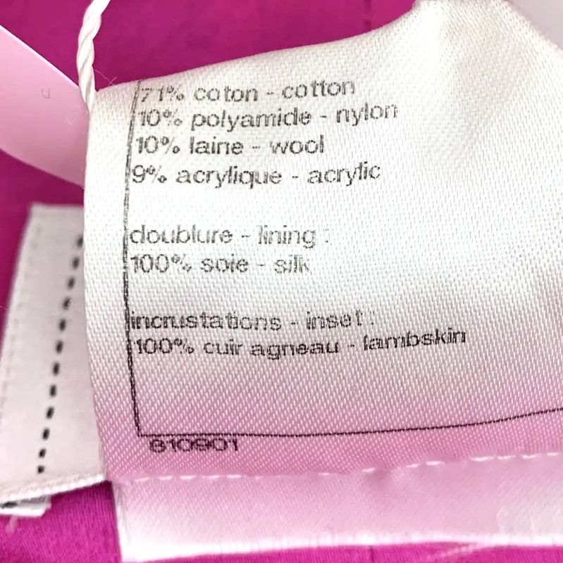 Chanel Chanel Pink Cotton Dress for Women 0089 Size XS / US 0-2 / IT 36-38 - 8 Thumbnail