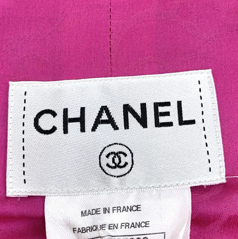 Chanel Chanel Pink Cotton Dress for Women 0089 Size XS / US 0-2 / IT 36-38 - 6 Thumbnail