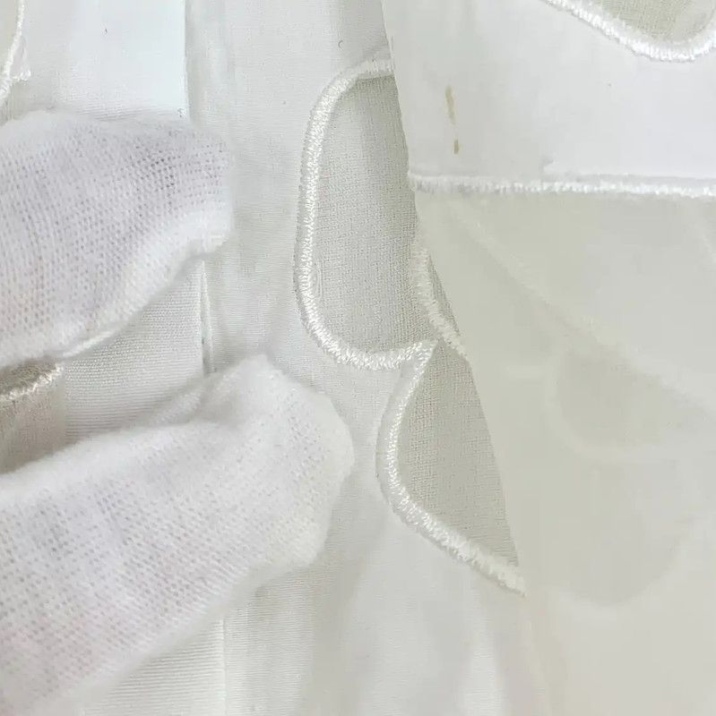 Chanel White Cotton Women's Shirt 0089