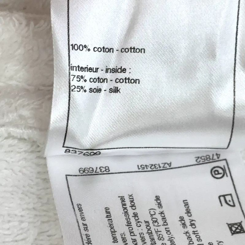 Chanel Chanel White Cotton Women's Pullover Sweater 0089 Size M / US 6-8 / IT 42-44 - 8 Thumbnail
