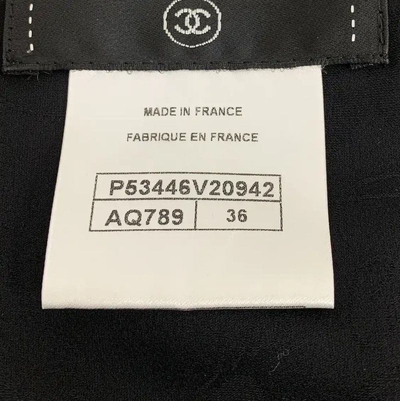 Chanel Chanel Black Silk Dress for Women 0089 Size XS / US 0-2 / IT 36-38 - 6 Thumbnail