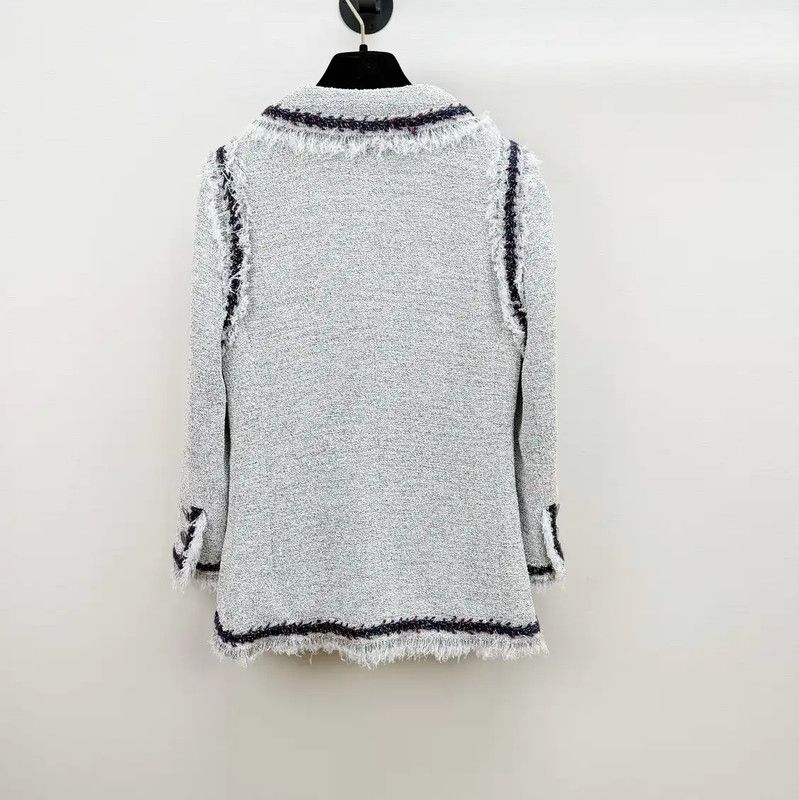 Chanel Chanel White Jacket for Women 0089 Size ONE SIZE - 7 Thumbnail