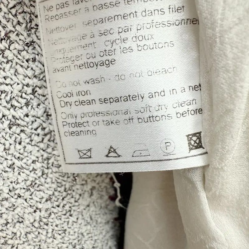 Chanel Chanel White Jacket for Women 0089 Size ONE SIZE - 6 Thumbnail