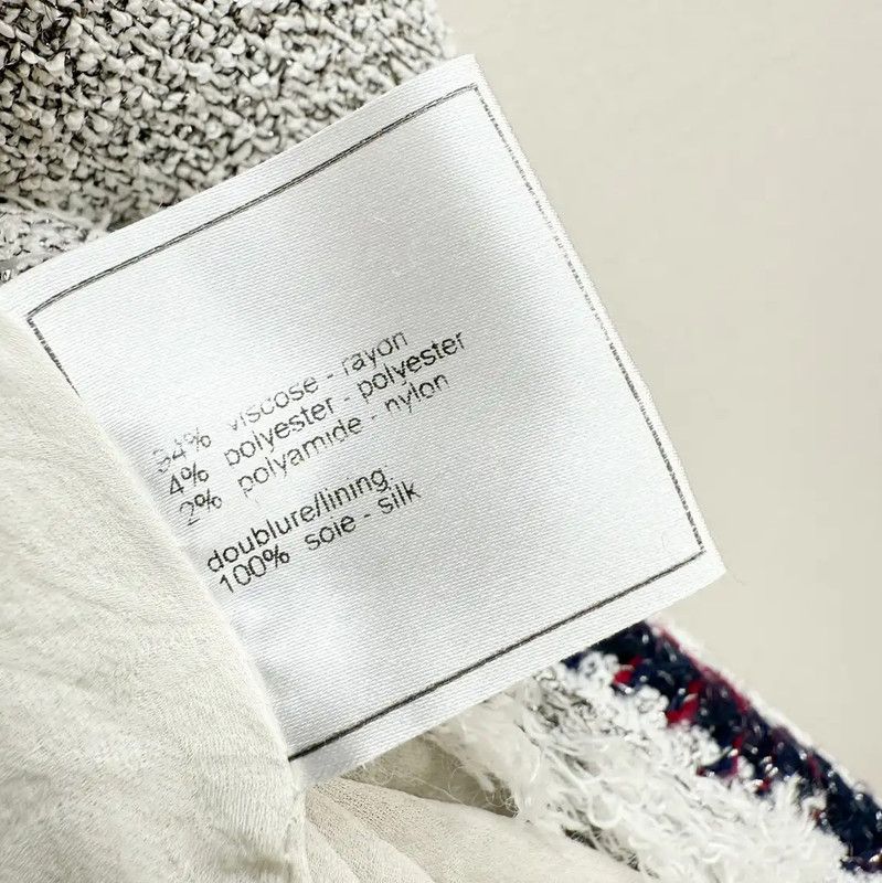 Chanel Chanel White Jacket for Women 0089 Size ONE SIZE - 5 Thumbnail